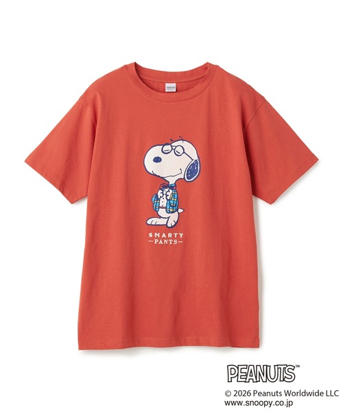 PEANUTS(ピーナッツ)の「【PEANUTS/ピーナッツ】SNOOPY/スヌーピー「JOE PREPPY」プリントTシャツ(Tシャツ/カットソー・レディース・グリーン/ベージュ/ネイビー/杢グレー/オレンジ・M/L/LL/3L)」の18枚目の写真