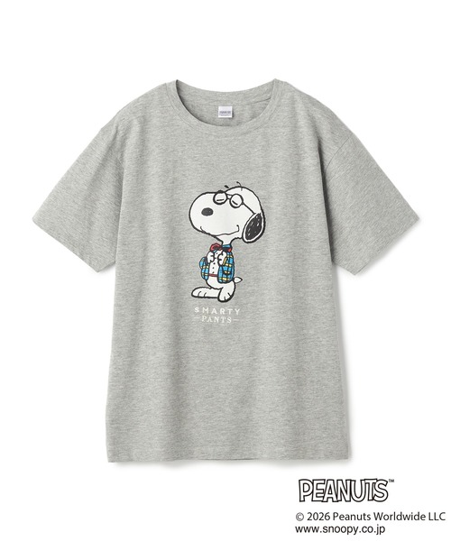 PEANUTS(ピーナッツ)の「【PEANUTS/ピーナッツ】SNOOPY/スヌーピー「JOE PREPPY」プリントTシャツ(Tシャツ/カットソー・レディース・グリーン/ベージュ/ネイビー/杢グレー/オレンジ・M/L/LL/3L)」の20枚目の写真