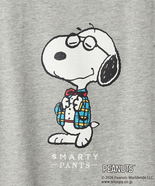 PEANUTS(ピーナッツ)の「【PEANUTS/ピーナッツ】SNOOPY/スヌーピー「JOE PREPPY」プリントTシャツ(Tシャツ/カットソー・レディース・グリーン/ベージュ/ネイビー/杢グレー/オレンジ・M/L/LL/3L)」の10枚目の写真