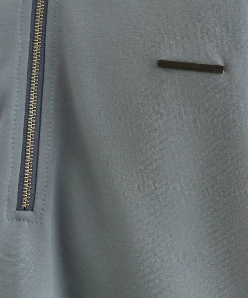 tk.TAKEO KIKUCHI（ティーケータケオキクチ）の「◆配色ハーフジップポロ（ポロシャツ・メンズ・グリーン/ブラック/ホワイト・03/02/01）」の14枚目の写真