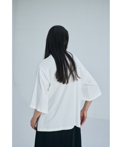 【新品タグ付き】ENFOLD ホワイト ルーズフィット Tシャツ ルーズフィット ボクシースタイルTシャツ - ホワイト - Men | H&M JP