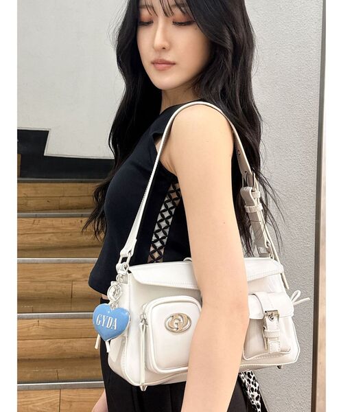 GYDA(ジェイダ)の「GYDA Heart charm(キーホルダー・レディース・ピンク/ライム/スカイブルー/ブラック・FREE)」の8枚目の写真