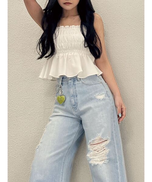 GYDA(ジェイダ)の「GYDA Heart charm(キーホルダー・レディース・ピンク/ライム/スカイブルー/ブラック・FREE)」の12枚目の写真