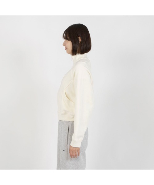 Reebok(リーボック)の「アイコン エレメンツ スウェット / ICON ELEMENTS FT FZ(ジャージ・レディース・オフホワイト・MEDIUM/LARGE/SMALL/XX-LARGE/X-LARGE)」の2枚目の写真