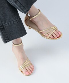 セール】【3色展開】ストラップフラットサンダル（サンダル