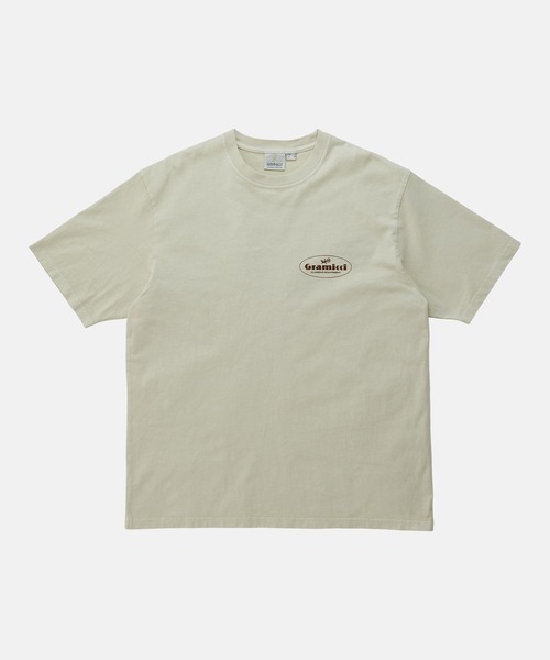 Gramicci（グラミチ）の「CLIMBING EQUIPMENT TEE｜クライミングイクイプメントTシャツ（Tシャツ/カットソー・メンズ・オリーブ系/ブラウン/ナチュラル・S/XL/XXL/M/L）」の6枚目の写真