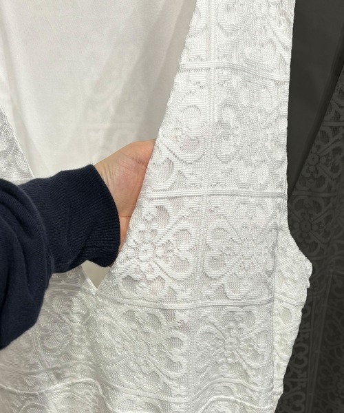 Futier land（フューティアランド）の「ブロックレースサロペット / 2way（サロペット/オーバーオール・レディース・アイボリー/ブラック・FREE）」の8枚目の写真