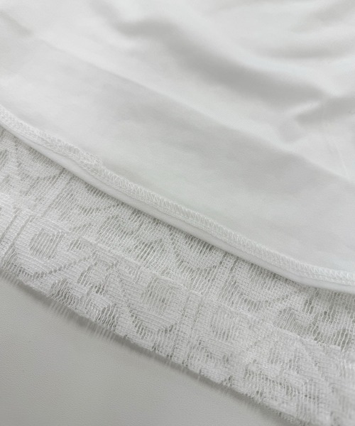 Futier land（フューティアランド）の「ブロックレースサロペット / 2way（サロペット/オーバーオール・レディース・アイボリー/ブラック・FREE）」の9枚目の写真