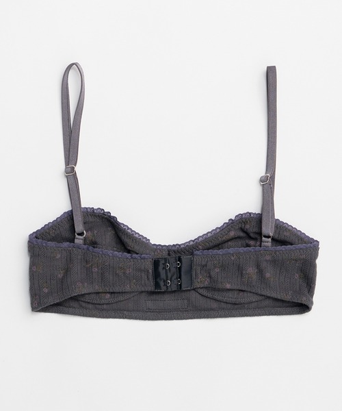 PRANK PROJECT（プランクプロジェクト）の「パターンメッシュレースブラ / Pattern Mesh Lace Bra（ブラジャー・レディース・ホワイト/チャコールグレー・M/S）」の7枚目の写真