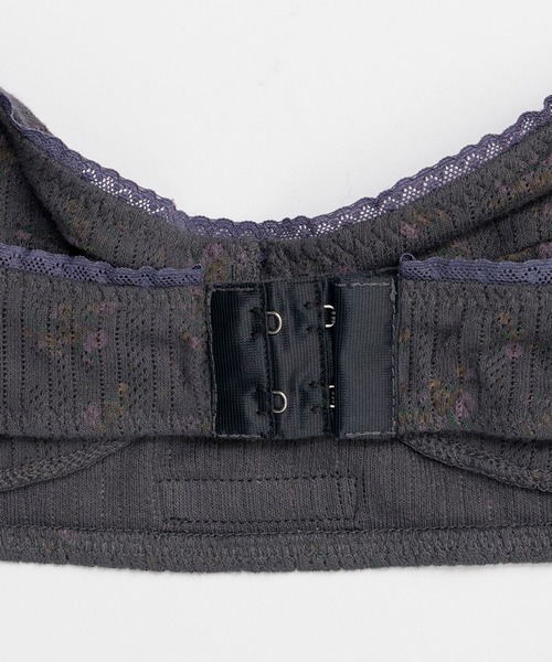 PRANK PROJECT（プランクプロジェクト）の「パターンメッシュレースブラ / Pattern Mesh Lace Bra（ブラジャー・レディース・ホワイト/チャコールグレー・M/S）」の3枚目の写真