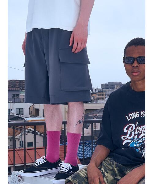 BEAVER（ビーバー）の「B omnivore/ビーオムニボー　PS CARGO SHORTS PSカーゴショーツ（その他パンツ・メンズ・チャコールグレー/ブラック・M/L）」の16枚目の写真