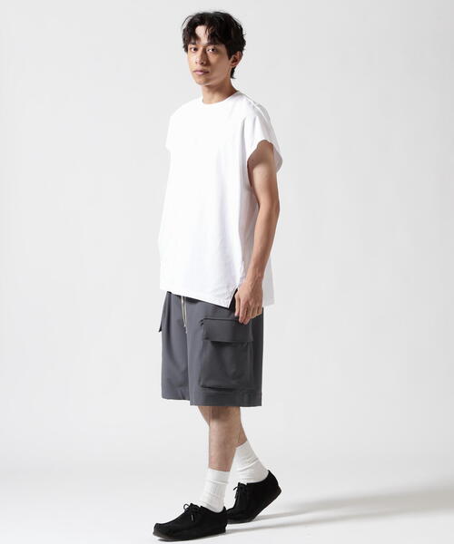 BEAVER（ビーバー）の「B omnivore/ビーオムニボー　PS CARGO SHORTS PSカーゴショーツ（その他パンツ・メンズ・チャコールグレー/ブラック・M/L）」の18枚目の写真