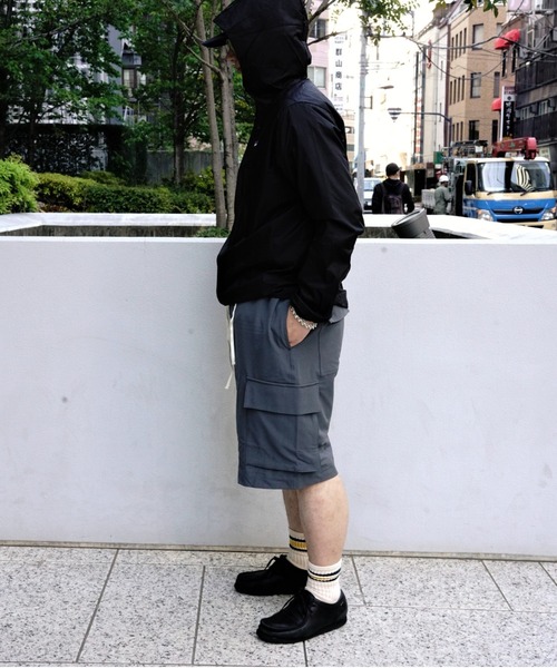 BEAVER（ビーバー）の「B omnivore/ビーオムニボー　PS CARGO SHORTS PSカーゴショーツ（その他パンツ・メンズ・チャコールグレー/ブラック・M/L）」の6枚目の写真