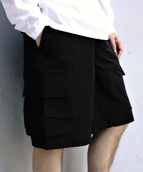 BEAVER（ビーバー）の「B omnivore/ビーオムニボー　PS CARGO SHORTS PSカーゴショーツ（その他パンツ・メンズ・チャコールグレー/ブラック・M/L）」の7枚目の写真