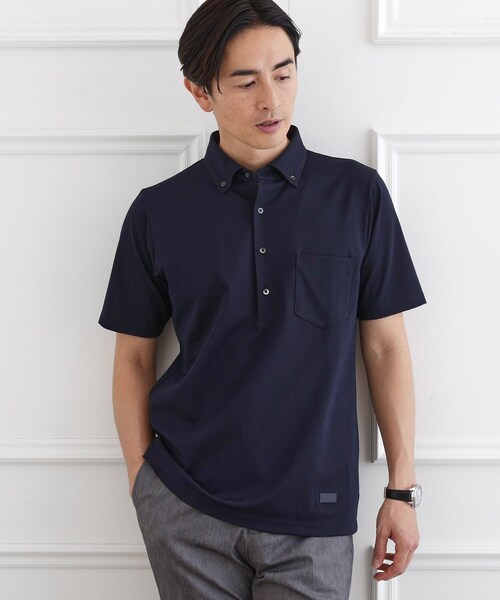 TAKEO KIKUCHI（タケオキクチ）の「【接触冷感/ONOFF】ビズ ポロシャツ（ポロシャツ・メンズ・ライトグレー/ブルー/ネイビー/ブルー系その他/ピンク系/チャコールグレー・01/02/03/04）」の3枚目の写真