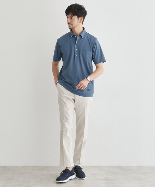 TAKEO KIKUCHI（タケオキクチ）の「【接触冷感/ONOFF】ビズ ポロシャツ（ポロシャツ・メンズ・ライトグレー/ブルー/ネイビー/ブルー系その他/ピンク系/チャコールグレー・01/02/03/04）」の10枚目の写真