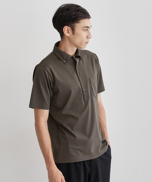 TAKEO KIKUCHI（タケオキクチ）の「【接触冷感/ONOFF】ビズ ポロシャツ（ポロシャツ・メンズ・ライトグレー/ブルー/ネイビー/ブルー系その他/ピンク系/チャコールグレー・01/02/03/04）」の22枚目の写真