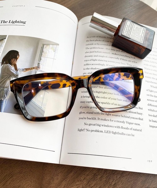 VIBGYOR（ヴィブジョー）の「pur chouchou/ファッションレンズ 伊達メガネ P4451（メガネ・レディース・その他2/その他3/その他1・FREE）」の2枚目の写真