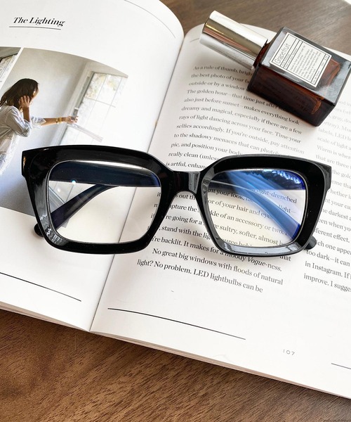 VIBGYOR（ヴィブジョー）の「pur chouchou/ファッションレンズ 伊達メガネ P4451（メガネ・レディース・その他2/その他3/その他1・FREE）」の3枚目の写真