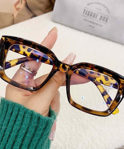 VIBGYOR（ヴィブジョー）の「pur chouchou/ファッションレンズ 伊達メガネ P4451（メガネ・レディース・その他2/その他3/その他1・FREE）」の4枚目の写真