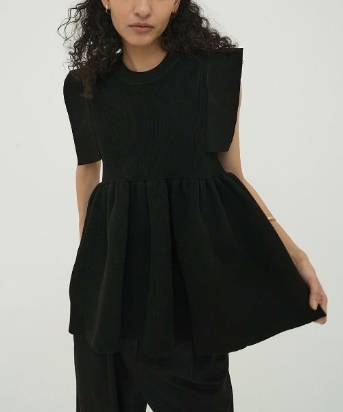 CLANE トップス CLANE - カットレース 刺繍 トップス - CUT EMBROIDERY TOPS