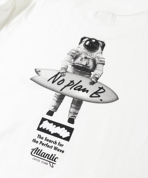 THE GOODLAND MARKET(ザグッドランドマーケット)の「That’s RE the Tee No plan B(Tシャツ/カットソー・メンズ・ホワイト/ブラック・MEDIUM/LARGE/X-LARGE)」の4枚目の写真