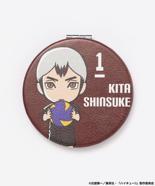 JEANASIS(ジーナシス)の「【ハイキュー!!】コンパクトミラー/323879(手鏡/メイクミラー・レディース・オレンジ/オレンジ系その他/レッド系その他/バーガンディー/イエロー系その他/レッド・FREE)」の4枚目の写真