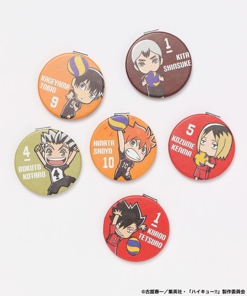 JEANASIS(ジーナシス)の「【ハイキュー!!】コンパクトミラー/323879(手鏡/メイクミラー・レディース・オレンジ/オレンジ系その他/レッド系その他/バーガンディー/イエロー系その他/レッド・FREE)」の17枚目の写真