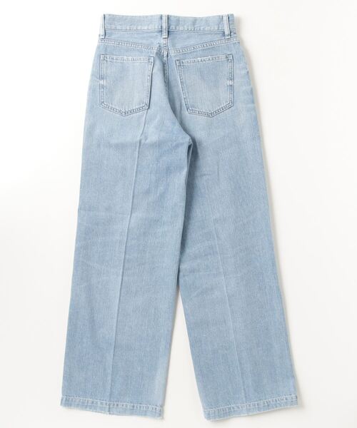 RED CARD TOKYO（レッドカード）の「RED CARD TOKYO / Slogan ストレート デニムパンツ（デニムパンツ・レディース・ライトブルー・23/24/22/25）」の6枚目の写真