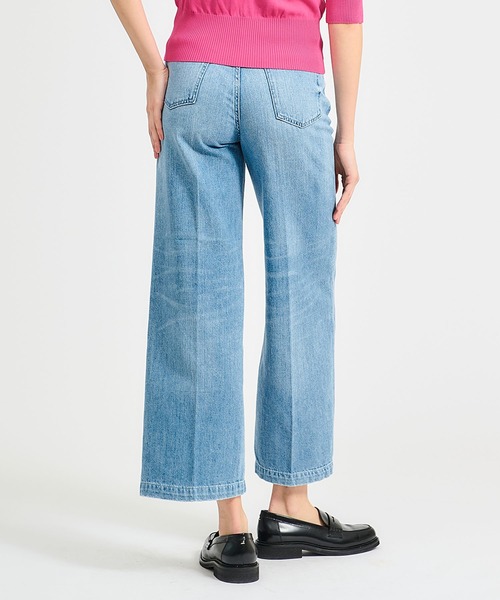RED CARD TOKYO（レッドカード）の「RED CARD TOKYO / Slogan ストレート デニムパンツ（デニムパンツ・レディース・ライトブルー・23/24/22/25）」の8枚目の写真