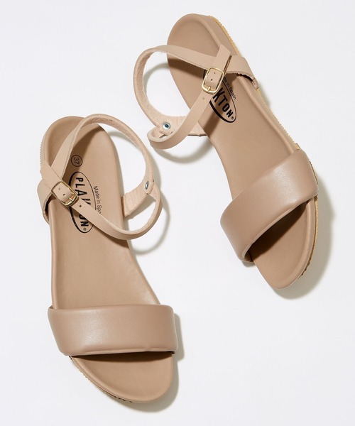 PLAKTON（プラクトン）の「BARNYARDSTORM / ストラップサンダル 【PLAKTON （プラクトン）】（サンダル・レディース・ブラック/ベージュ・36/37/38/39）」の5枚目の写真