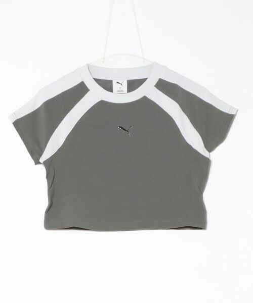 tシャツ PUMA ウェア プーマウェア W DARE TO SHORTSLEEVE TEE ショートスリーブ 633249 83MINERAL GR PUMA ｳｪｱ プーマウェア W DARE TO SHORTSLEEVE TEE ショート