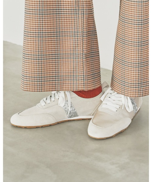 エマフランシス（Emma Francis）/グリッターライン レースアップ スニーカー グリッターライン レースアップ スニーカー（スニーカー）｜Emma