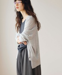 studio CLIP | 【接触冷感・紫外線カット】14ゲージボックスロングスリーブカーディガン(カーディガン/ボレロ)