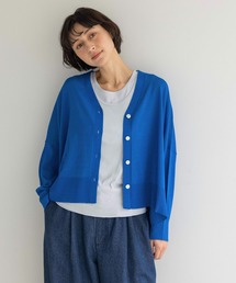 studio CLIP | 【接触冷感・紫外線カット】14ゲージボックスロングスリーブカーディガン(カーディガン/ボレロ)