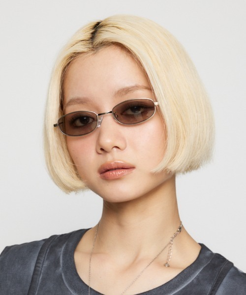 LAGUA GEM（ラグアジェム）の「METAL FLAME アイウェア（サングラス・レディース・ブラック/シルバー・FREE）」の2枚目の写真