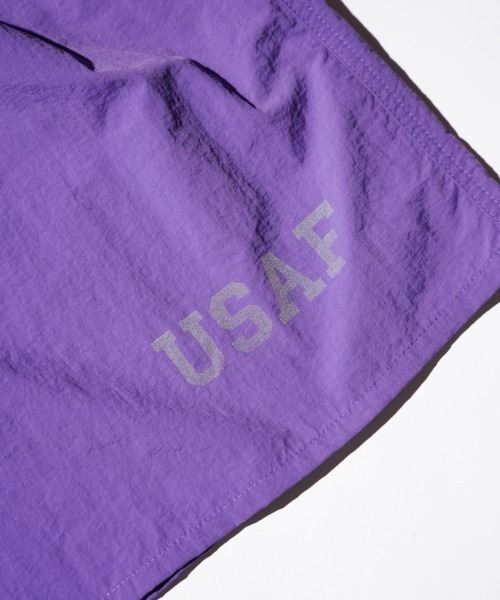 made in standard （メイドインスタンダード）の「MADE IN STANDARD　メイドインスタンダード / "USAF"5INCH BAGGY SHORTS（その他パンツ・メンズ・パープル/ブラック/ブラウン系・MEDIUM/LARGE/X-LARGE）」の7枚目の写真