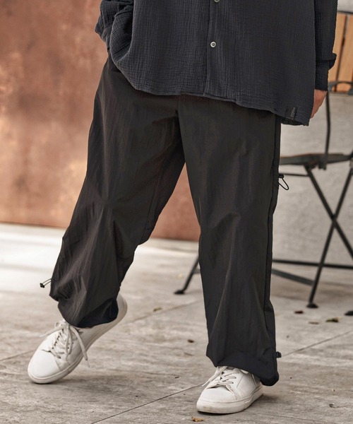 CAMBIO（カンビオ）の「mp13681-ナイロンワッシャードローコード付きパンツ（その他パンツ・メンズ・グレー/ブラック・XL/L/M）」の21枚目の写真