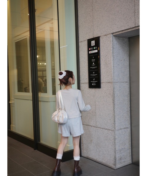 jumelle（ジュメロ）の「sweat culotte（スウェットパンツ・レディース・グレー・FREE）」の4枚目の写真