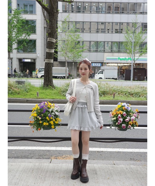 jumelle（ジュメロ）の「sweat culotte（スウェットパンツ・レディース・グレー・FREE）」の6枚目の写真