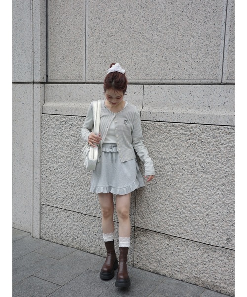 jumelle（ジュメロ）の「sweat culotte（スウェットパンツ・レディース・グレー・FREE）」の8枚目の写真