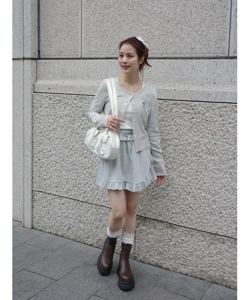 jumelle（ジュメロ）の「sweat culotte（スウェットパンツ・レディース・グレー・FREE）」の10枚目の写真