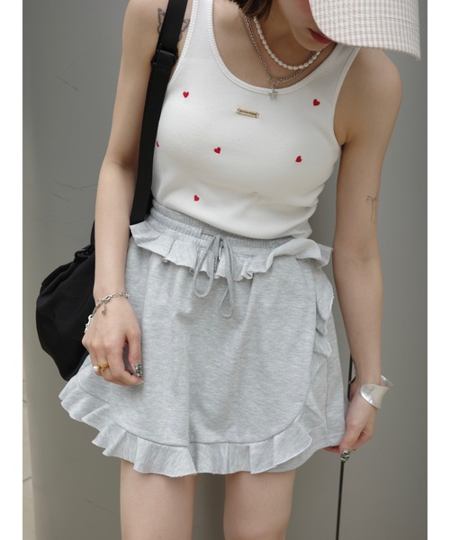 jumelle（ジュメロ）の「sweat culotte（スウェットパンツ・レディース・グレー・FREE）」の14枚目の写真