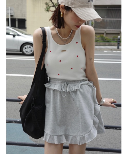 jumelle（ジュメロ）の「sweat culotte（スウェットパンツ・レディース・グレー・FREE）」の16枚目の写真