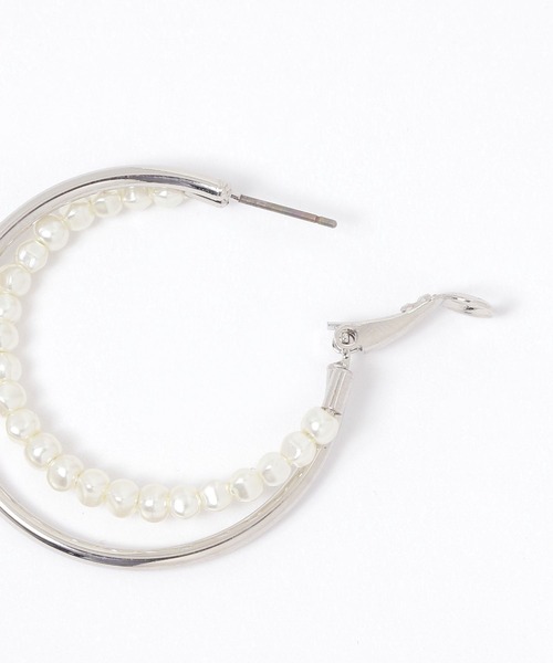 LAKOLE（ラコレ）の「パールメタルコンビピアス / 459800（ピアス（両耳用）・レディース・その他1/その他2・FREE）」の3枚目の写真