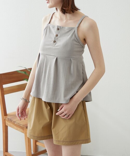 CIAOPANIC TYPY（チャオパニックティピー）の「【WEB限定】ランダムリブペプラム水着3点セット（水着・レディース・グレー/ブラック/ブラウン・X-LARGE/LARGE/MEDIUM）」の5枚目の写真