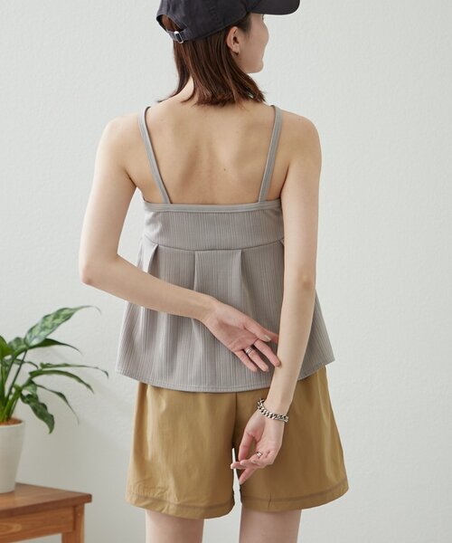 CIAOPANIC TYPY（チャオパニックティピー）の「【WEB限定】ランダムリブペプラム水着3点セット（水着・レディース・グレー/ブラック/ブラウン・X-LARGE/LARGE/MEDIUM）」の8枚目の写真