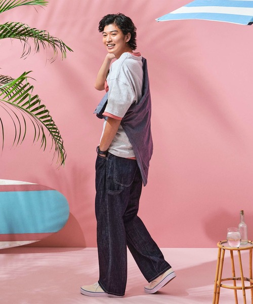EDWIN（エドウィン）の「EDWIN エドウィン ワイドペインター デニムイージーパンツ（デニムパンツ・メンズ・インディゴブルー/ブルー・SMALL/MEDIUM/LARGE/X-LARGE）」の20枚目の写真