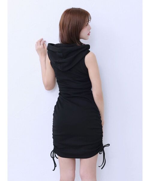 EATME（イートミー）の「フードシャーリングタイトミニワンピース（ワンピース・レディース・グレー/ブラック・FREE）」の18枚目の写真