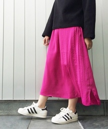 Kastane | サテンスリットロングスカート(スカート)